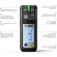 Misuratore multigas, esplosimetro ARW-2800